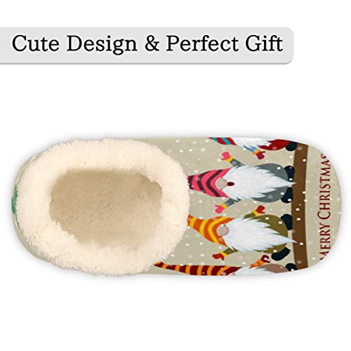 Pardick Slippers for Women and Men Warm Fuzzy House Slippers Watercolor Hat Anti-Skid Cozy Fluffy Slippers Outdoor Indoor Couple Style Casual Shoes3