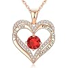 18K Rose Gold Necklaces for Women Birthday Gifts for Women Jewelry for Women Birthday Gifts for Wife Girlfriend Daughter Wife Birthday Gifts for Anniversary Mothers Day Christmas Valentines Gifts