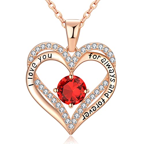 18K Rose Gold Necklaces for Women Birthday Gifts for Women Jewelry for Women Birthday Gifts for Wife Girlfriend Daughter Wife Birthday Gifts for Anniversary Mothers Day Christmas Valentines Gifts