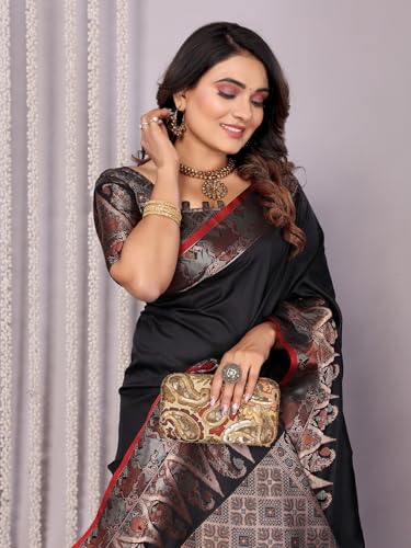 Pandadi Saree zari woven silk saree in soft silk – image 6