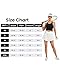 ED3SIZE White Tennis Skirt with Pockets Skorts for Woman High Waist Golf Skirts Quick Dry Athletic Sport Shorts (White, M)