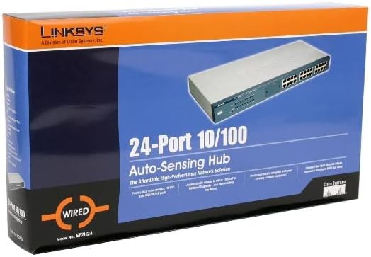 Cisco-Linksys EF2H24 24-Port Etherfast II 10/100 Autosensing Hub