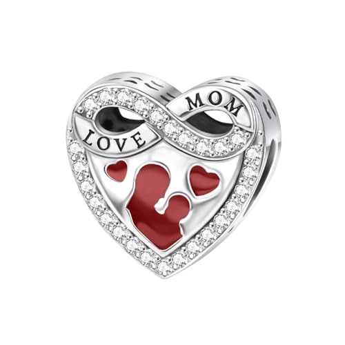 Charms Amor Infinito MITSOKU para celebrar el vínculo eterno con mamá en plata