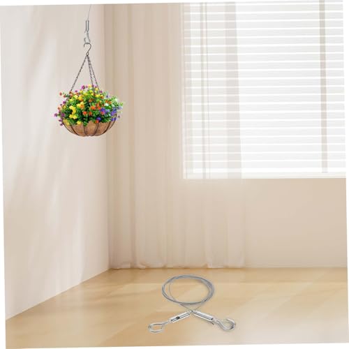 Image of Wide Range of Use Wire Rope Hook Stainless Steel Photo Frame Hanging Wire for Wall Picture Mirror