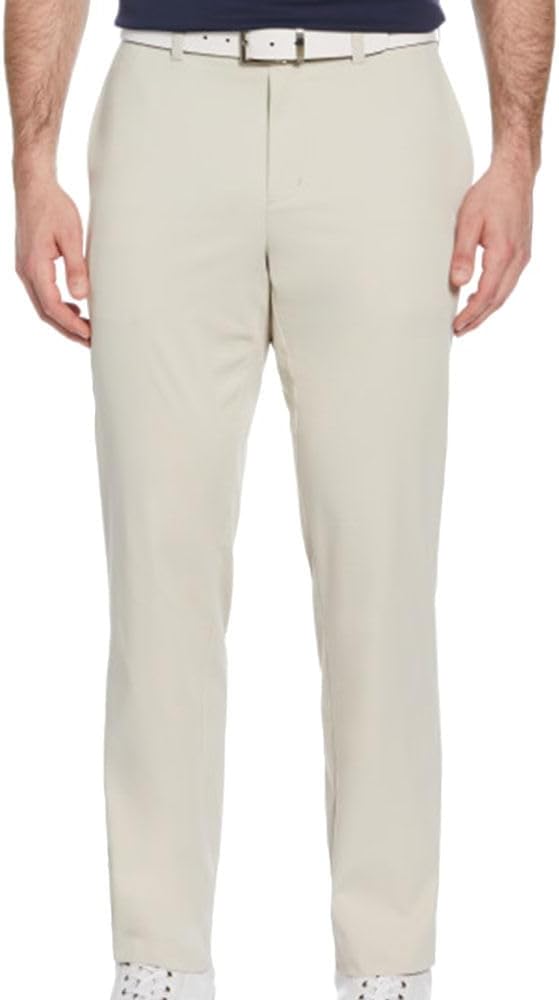 Ben HoganMen's Flat Front Stretch Active Flex Golf Pants - Silver Lining 40/30