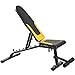 HFJKD DSHUJC Bancs de Musculation multifonctionnels, Tabouret haltère Domestique Banc Sit-up réglable Réglage à 6 Niveaux Peut Supporter 300 kg, pour Le Fitness à Domicile