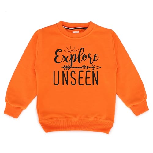 Image of Kids Graphic Print Woolen Sweatshirts with Round Neck and Full Sleeves (SWT-31)