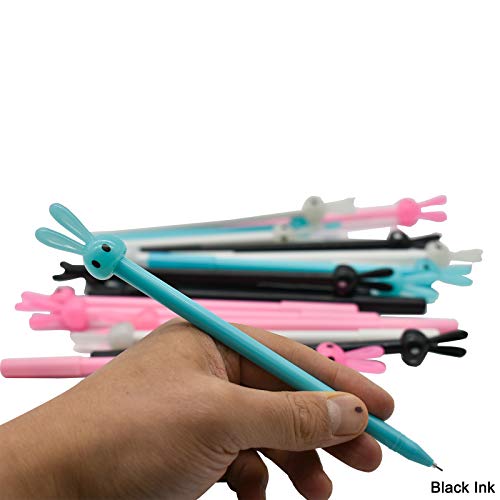 Maydahui Bolígrafos Roller Ball Bunny 20 Piezas Tinta Negra miniatura 6
