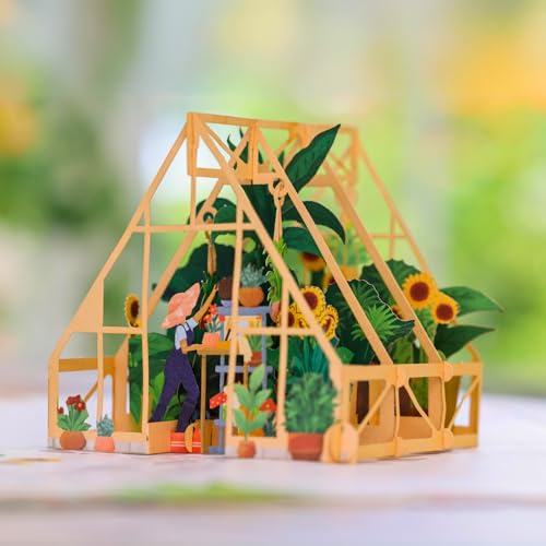 UNIPOP Gewächshaus Pop-Up-Karte, Geburtstagskarten für Mama,...