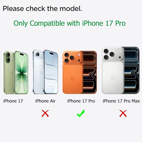 YINGYKJ Battery Case for iPhone 17 Pro, 10000mAh Pack Rechargeable Charger Case Support Carplay with Wireless Charging Compatible for iPhone 17 Pro (6.3 inch) External Battery Charging Cover (Black) by YINGYKJ - Used condition - Image 2