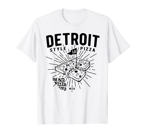 Detroit Style Pizza Hecho en una sartén cuadrada Camiseta