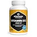 Produktbild Vitamin D3 2000 IE hochdosiert, Vorrat für über 1 Jahr, 50 mcg reines Cholecalciferol pro 2-Tagesdosis, Sonnenvitamin für Knochen und Immunsystem, Made in Germany