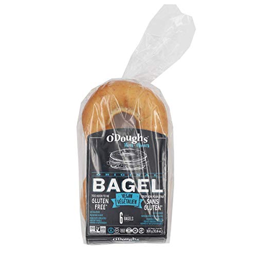 O'Doughs Thins - Original Bagels Presliced |10.6oz| Good Source of Fibre, Cholesterol Free, Trans Fat Free. | Pack of 6 |