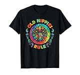 Old Hippies Rule Hippie Vintage Retro Costume Hippy Gift T-Shirt