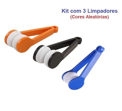 Limpador de Óculos Portátil de Microfibra Superfina - Limpeza e Limpa Óculos dos 2 Lados - Melhor Li