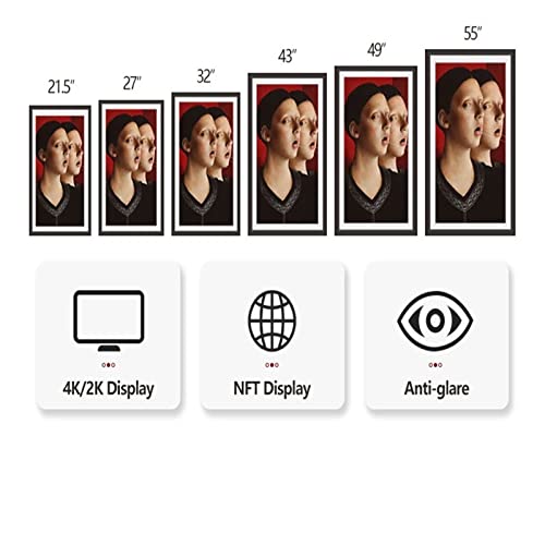 Digital Art Screen Smart Picture Display Decorative Large Wifi Digital Photo Frame 32Inch For Gallery #TOP3