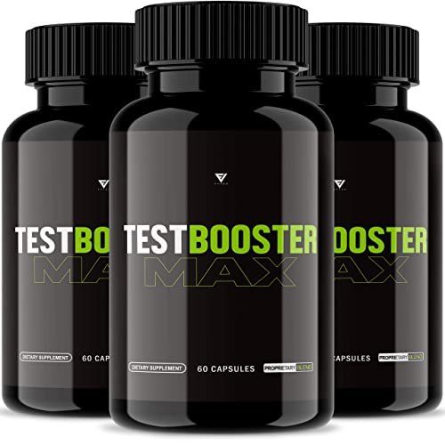(3 Pack) Test Boost Max For Men Testboostmax, Testbooster Testosterone Booster Supplement Pills Muscle Growth Pre Workout Support W Tongkat Ali, Boron, Saw Palmetto, Horny Goat Weed (180 Capsules) #TOP30