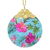 Ensemble complet : chaque paquet comprend 1 pendentif rond, 1 anneau en métal et 1 corde élastique (environ 25 cm), offrant une solution complète pour vos besoins de décoration ou de cadeau.