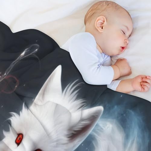 Manta mullida de zorro suave de franela de forro polar para sofá cama 4