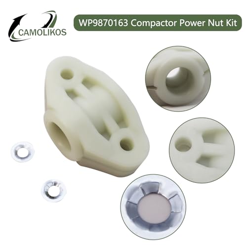 WP9870163 Compactor Power Nut Kit 9870163 Fits for Whirlpool KitchenAid Kenmore Maytag Replaces 50668 9870163 11100017 14211376 41001087 - Thumbnail 3