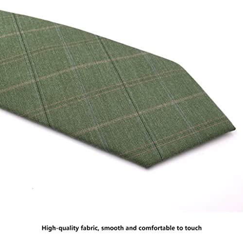 Zdz Cravatta Verde da Uomo Vintage, Cravatta