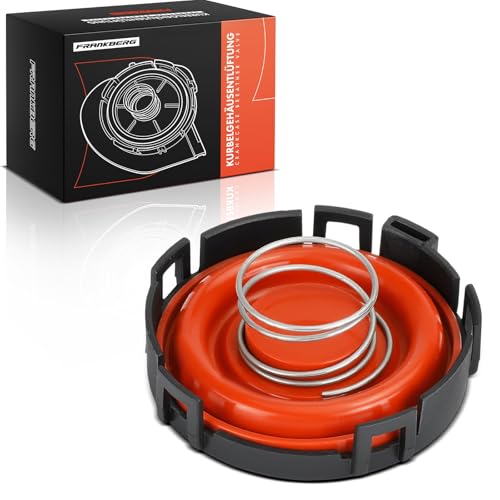 Frankberg Crankcase Oil Breather Valve Compatible with 1 Series E81 3 Series E90 3 Series Coupe E92 3 Series Touring E91 5 Series E60 5 Series Touring E61 X1 E84 X3 E83 Replace# 11127797613