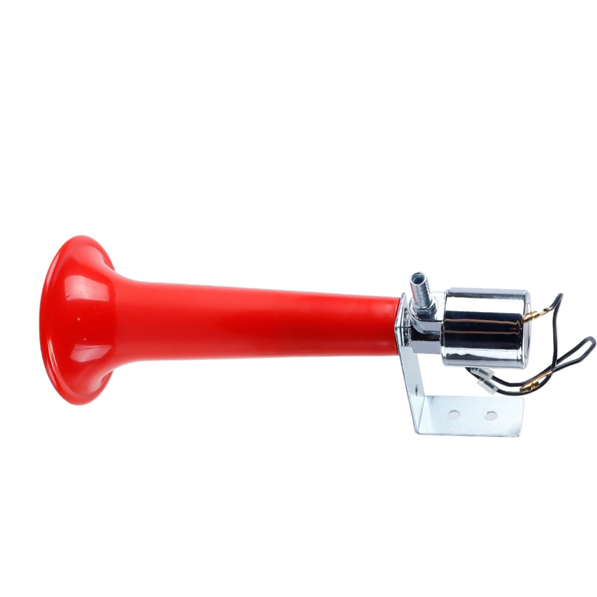 Klaxon à air turc 180 dB, rouge, universel, 12 V, 24 V, pour camions, caravanes, voitures, SUV, motos, son puissant, alerte de sécurité, durable