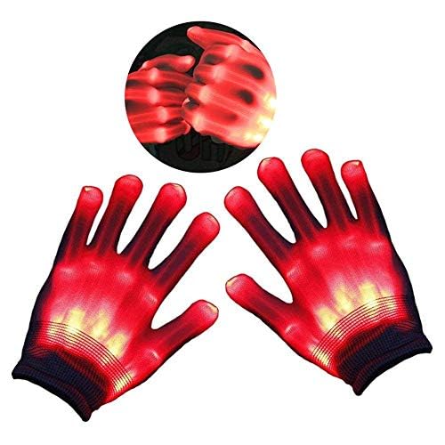 [YUANT] LED��� LED�t�B���K�[�Ɩ���� ���C�g�A�b�vLED�X�P���g���n���h�O���[�u��������q������l�̃p�[�e�B�[�̂��߂̃��C�u�O���[�u�n���E�B�[��/�N���X�}�X/�a�����v���[���g (��)