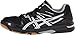 ASICS Women's Gel Rocket 7 Indoor Court Shoe, Onyx/Silver, 9 M US