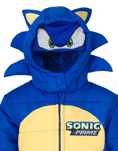 SEGA Sonic the Hedgehog Zip Up Puffer Jacket Toddler to Big Kid Sizes (4-14-16)3