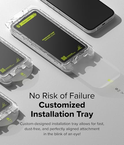 Image of Ringke for iPhone 16 /15 Screen Protector [Easy Slide, 2 Pack]