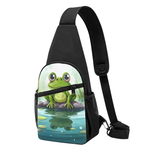 Sac à dos à bandoulière grenouille léger pour soulager le dos en voyage et balade