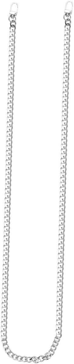 Metal Bag Chain Replacement for Handbag Clutches Silver
