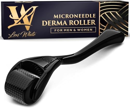 Derma Roller 0,5mm pour cheveux, barbe et peau – Hommes et...
