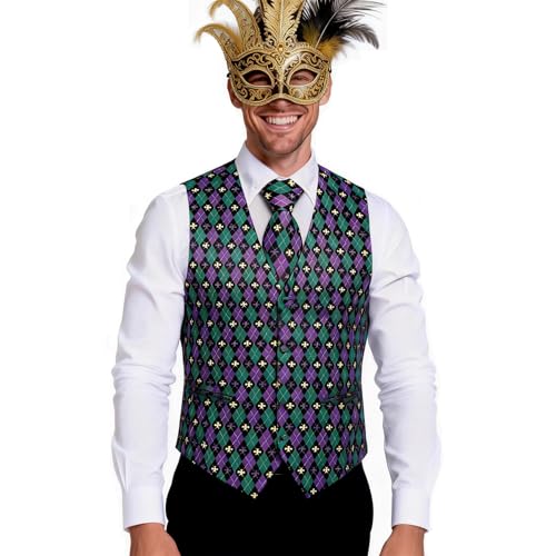 Image of Barry.Wang Men's Suit Vest Formal /Leisure Paisley Jacquard Silk Tie Pocket Square Waistcoat Set Wedding 5PCS