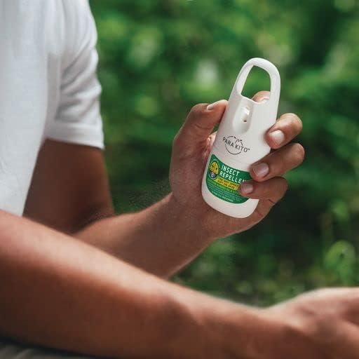 Miniatura 6 de Para'Kito Paquete de bonificación de mosquitos  2 pulseras de mosquitos  2 repuestos (gris + turquesa) + aerosol repelente de insectos