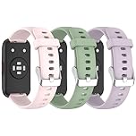 NineXuan 16mm Replacement Watch Strap for RADLEY Series 21 Womens Smart Watch Band, Soft Silicone Bracelet Sports Strap (3 Pack B)