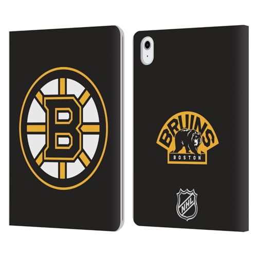 Étui portefeuille iPad Air 11 en cuir NHL Boston Bruins - Head Case Designs