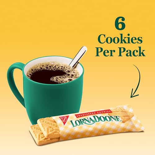 Lorna Doone Shortbread Cookies, 36 Snack Packs (6 Cookies Per Pack, 12 Boxes)