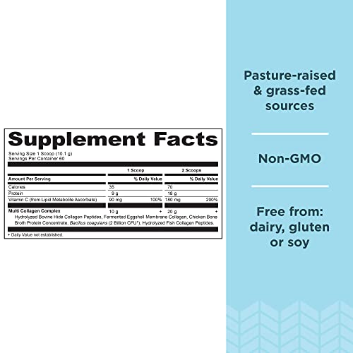 Image of Ancient Nutrition Hydrolyzed Multi Collagen Peptides Powder, Unflavored