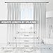 Thestoa 2 pack Black Curtain Rods for Windows 48 to 92 inch, Adjusts Length by Splicing, 5/8