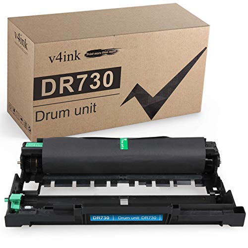 v4ink Compatible Drum Unit (NOT Toner) for Brother DR730 DR-730 DR 730 760 Drum for Brother HL-L2350DW HL-L2390DW HL-L2395DW HL-L2370DW XL DCP-L2550DW MFC-L2710DW MFC-L2730DW MFC-L2750DW XL Printer