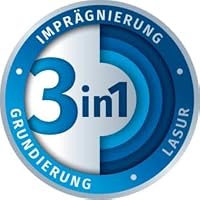 Remmers Holzschutz-Creme 3in1 palisander, 20 Liter, tropffreie Holzlasur für aussen, 3in1: Imprägnierung, Grundierung & Lasur in EINEM Arbeitsgang – Ansicht 4