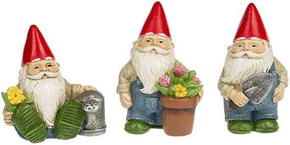 Ganz Little Good Luck Gnome Figurine - You Will Receive 1 Gnome - Brown, Neutral