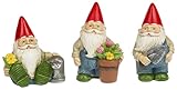 Ganz Little Good Luck Gnome Figurine - You Will Receive 1 Gnome - Brown, Neutral