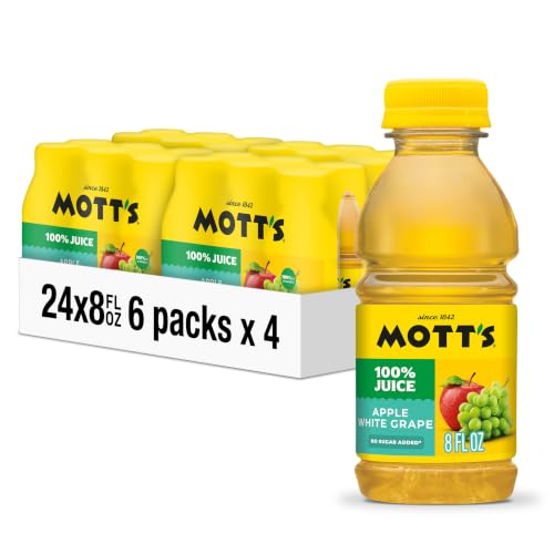 Mott's 100% Apple White Grape Juice, 8 Fl Oz...