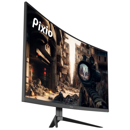 Pixio Pxc327 Advanced 32 Inch 1500R Curve Fast Va Panel 1Ms Gtg Response Time 165Hz Refresh Rate Wqhd 2560 X 1440 Resolution Dci-P3 95% Hdr Adaptive Sync Curved Gaming Monitor #TOP2