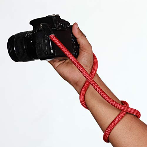 Image of Xaperture Rope Camera Neck Straps for DSLR /SLR and mirrorless Cameras (100cm, Red)