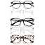 21-black*2+clear*2+leopard