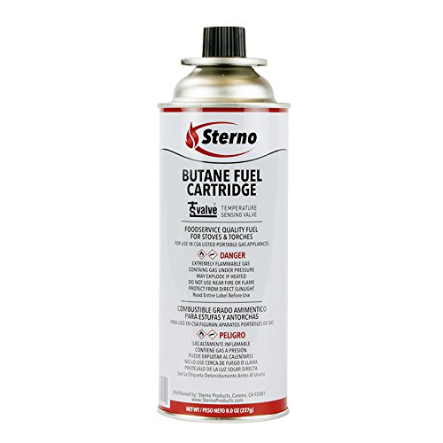 Sterno 50190 Butane Cooking Fuel, White